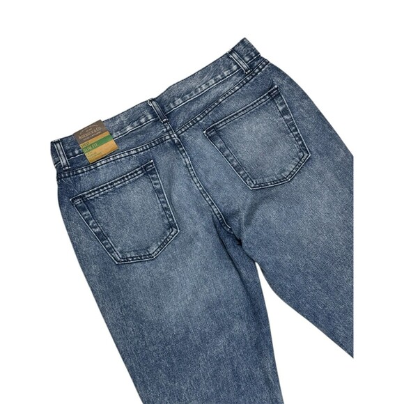 Roebuck & CO Men’s Slim Fit Jeans Indigo Breeze 34x32 Tapered Leg New - Picture 4 of 9